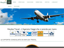 Tablet Screenshot of mayleatravel.com